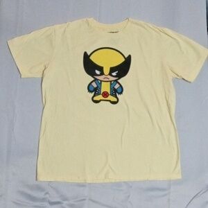 Marvel Wolverine Toon TShirt size XL Yellow Preowned